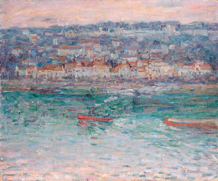 Remorqueur sur la Seine, John Peter Russell